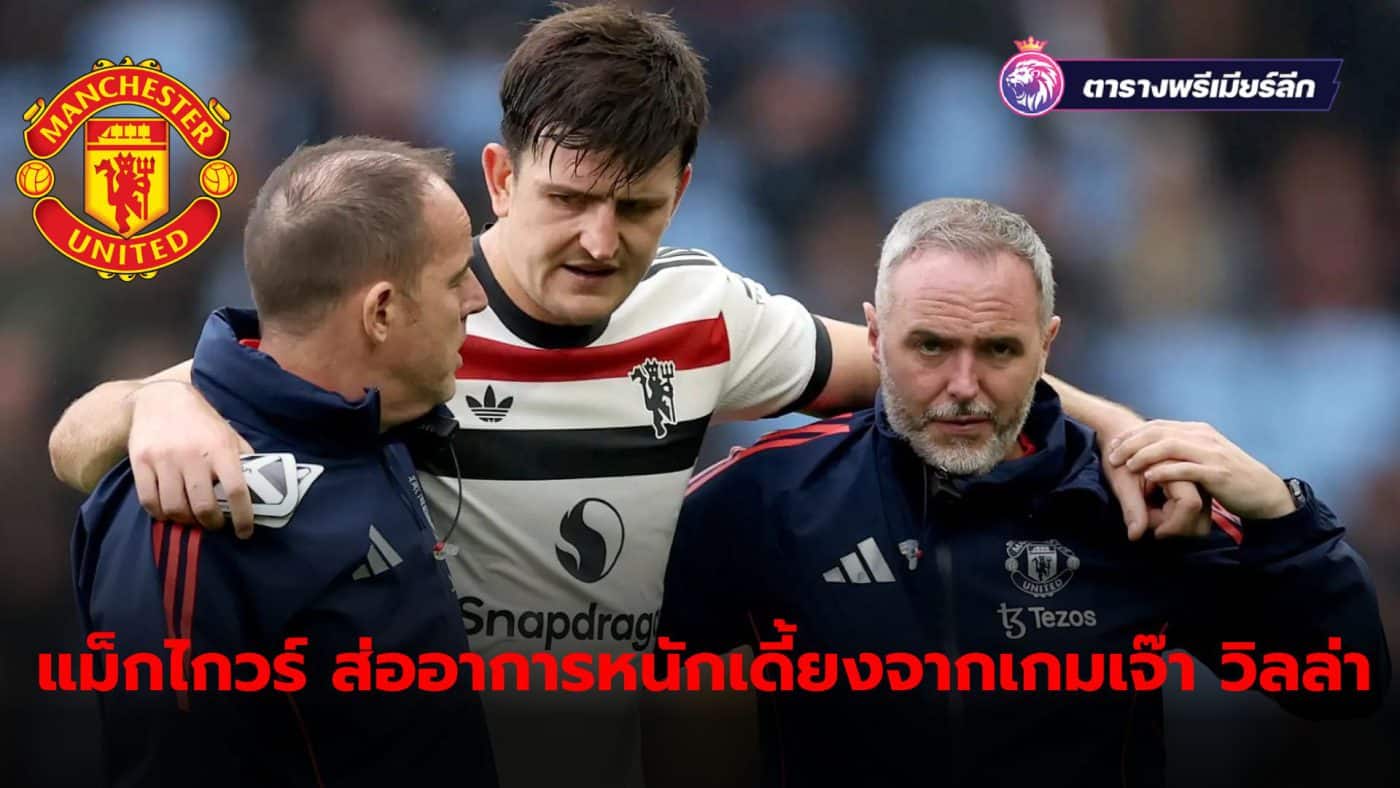 Harry Maguire injured again against Aston Villa